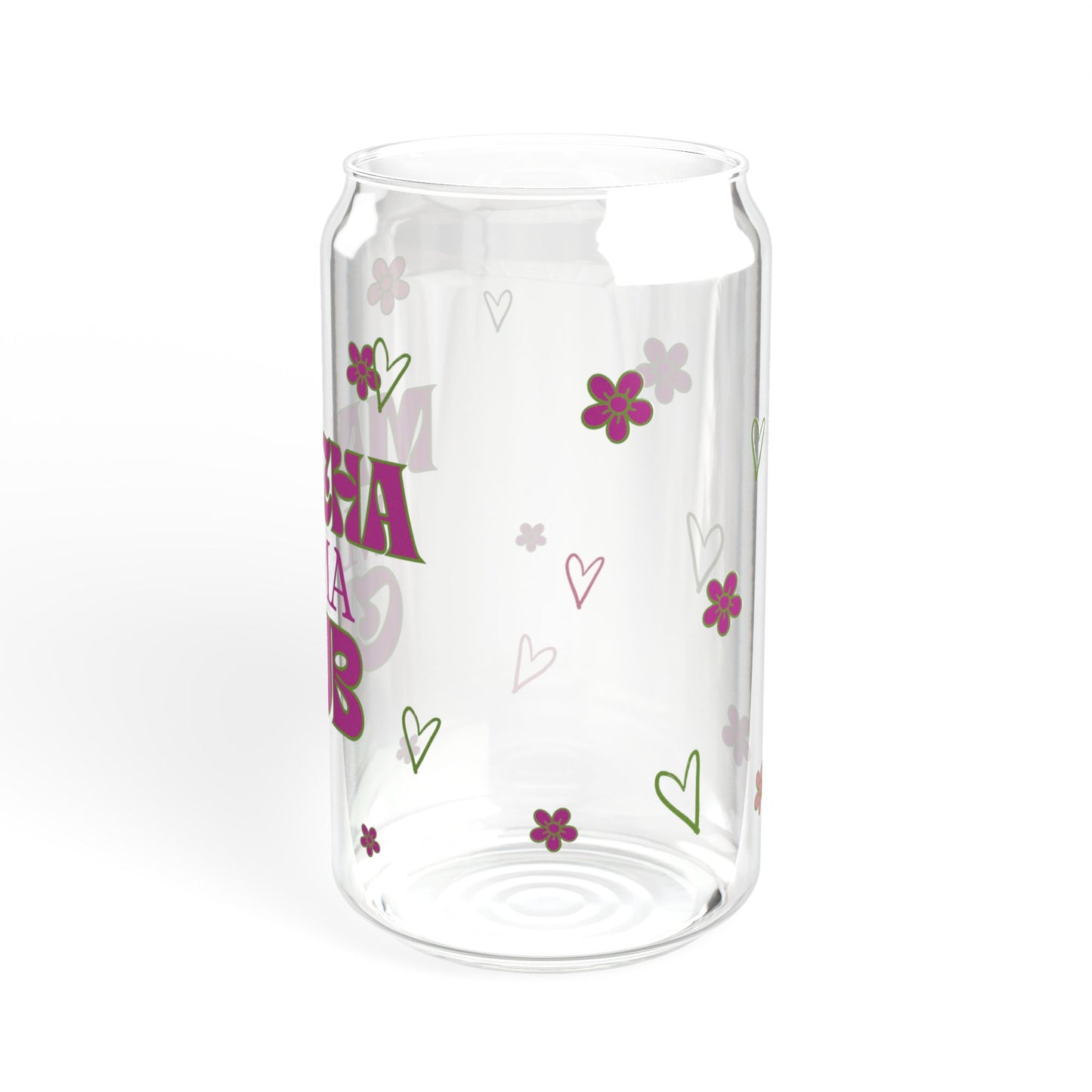 Matcha Mama Club Sipper Glass, 16oz