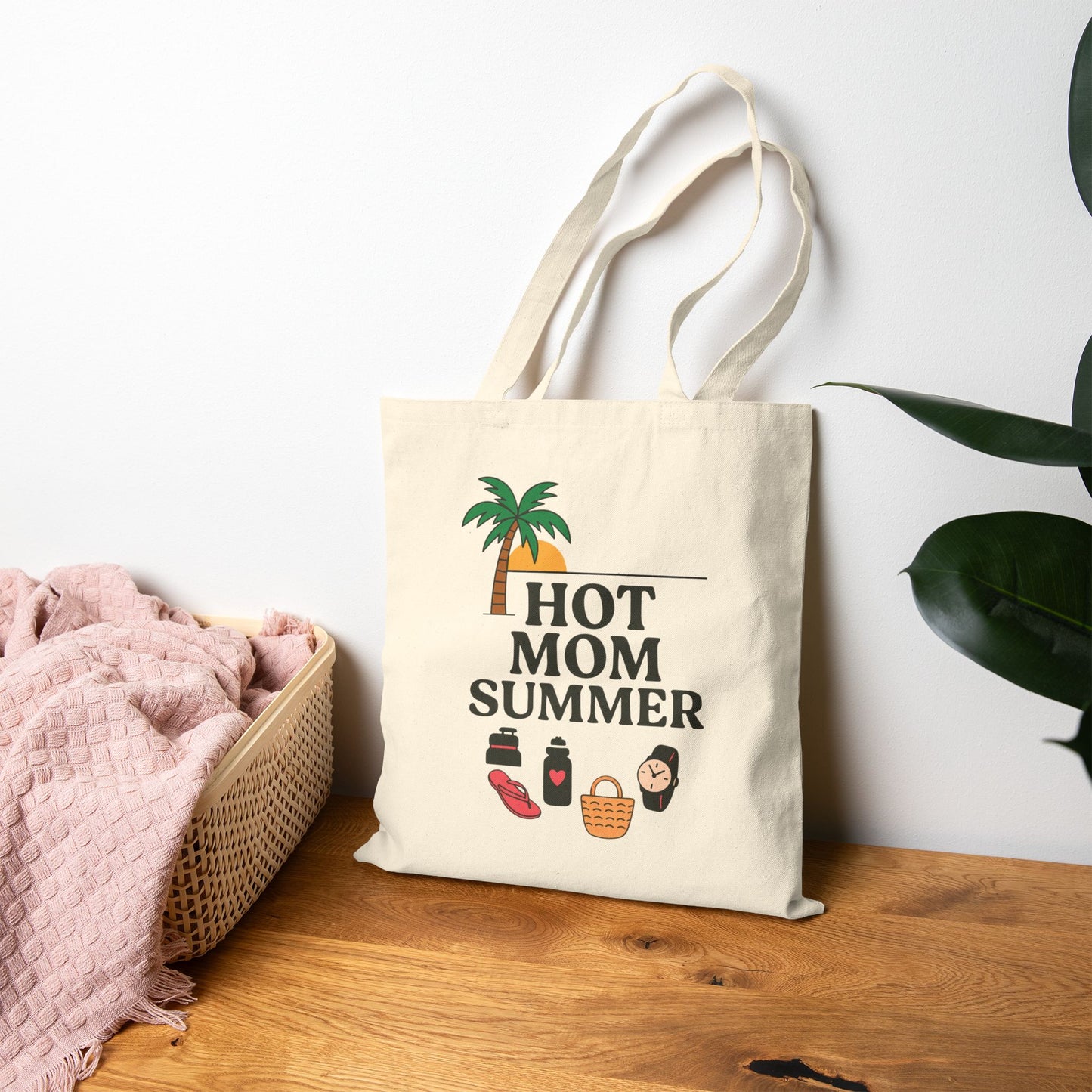 Hot Mom Summer Tote Bag | Eco-Friendly