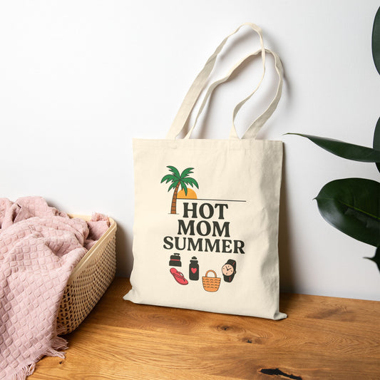 Hot Mom Summer Tote Bag | Eco-Friendly