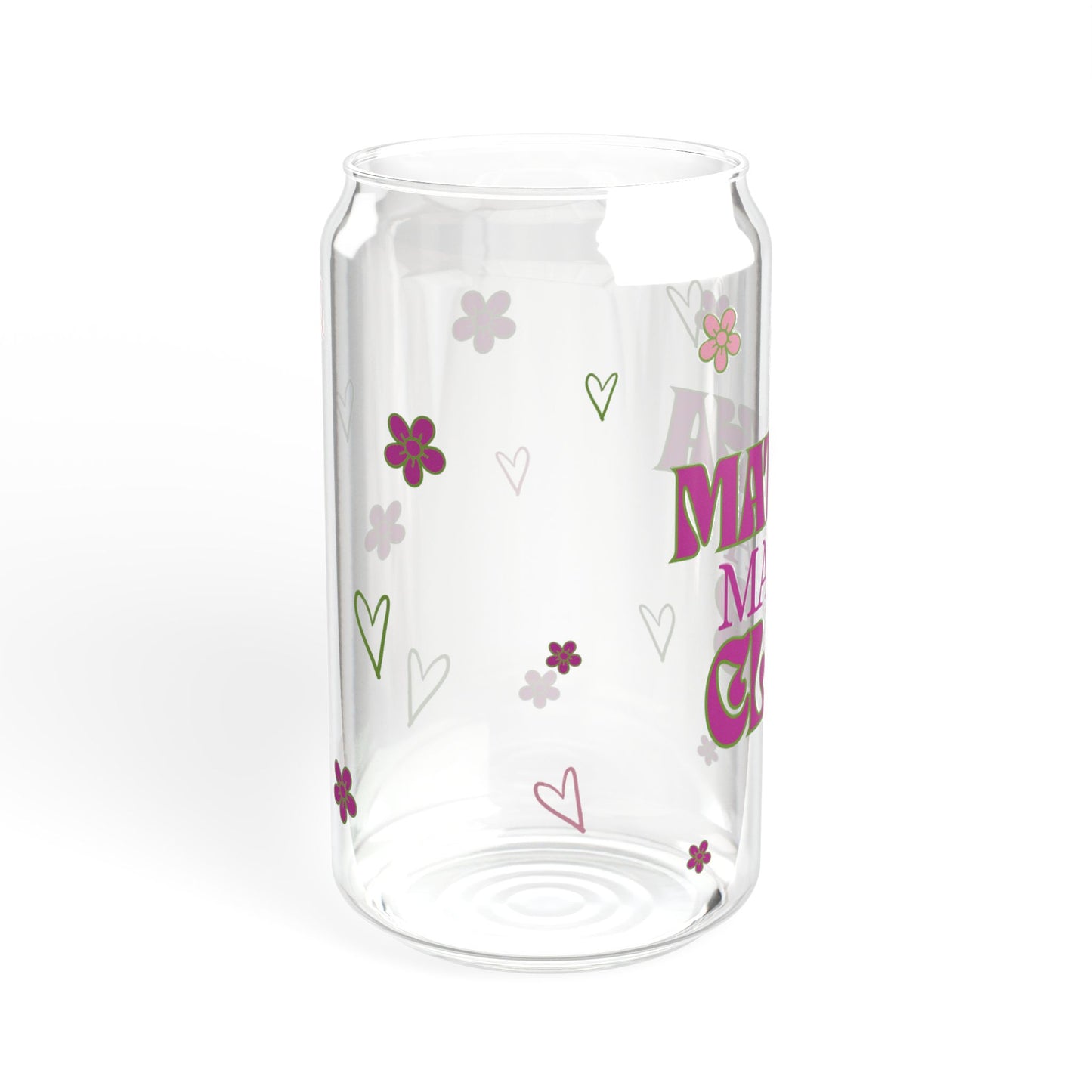 Matcha Mama Club Sipper Glass, 16oz