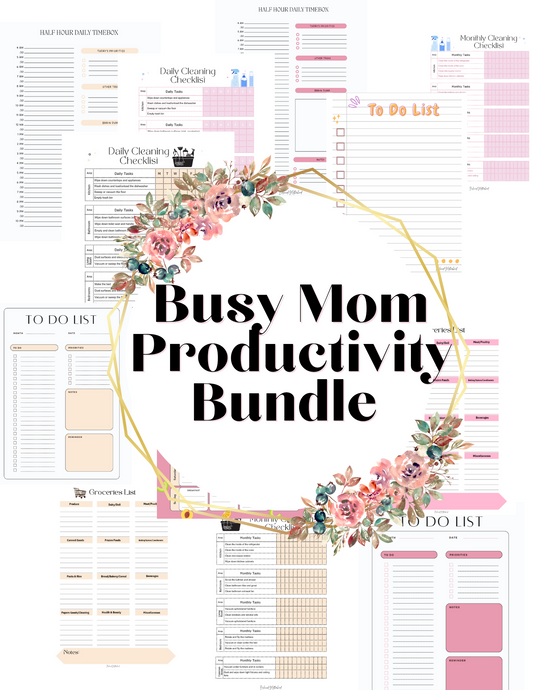 Busy Mom Productivity Planner Buddle