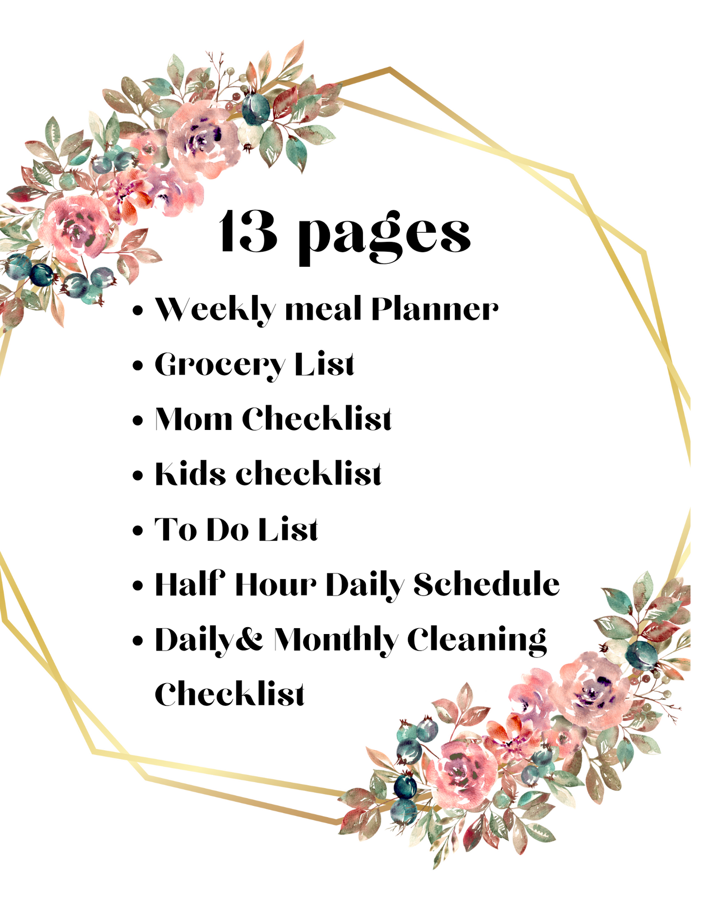 Busy Mom Productivity Planner Buddle